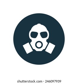 respirator icon on white background 