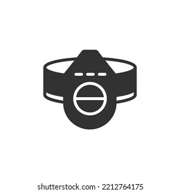 respirator icons  symbol vector elements for infographic web