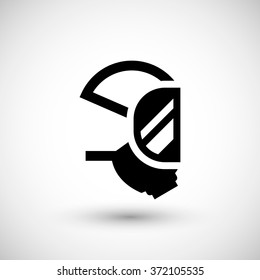 Respirator mask icon