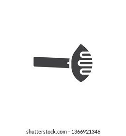 Respirator mask vector icon. filled flat sign for mobile concept and web design. Safety face mask glyph icon. Symbol, logo illustration. Pixel perfect vector graphics