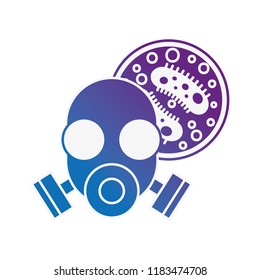 respirator mask virus infection danger chemistry laboratory