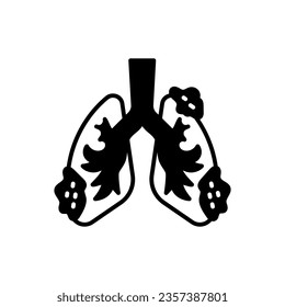 Respiratory Failure icon in vector. Illustration