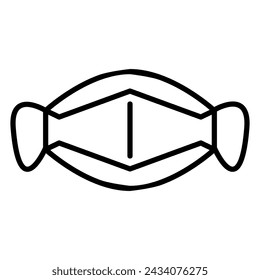 El contorno plano de la máscara respiratoria es una cubierta facial diseñada para proteger contra partículas y contaminantes transportados por el aire, con sistemas de filtración y cierres seguros para una respiración óptima