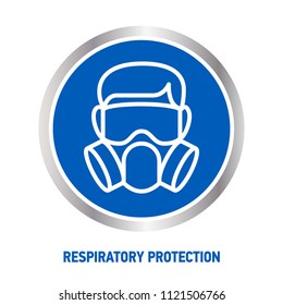 Respiratory Protection Vector Symbol