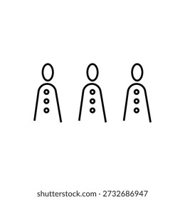 Entwurf des Symbolillustrationselements des Antwortenden