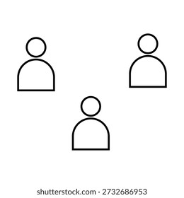 Entwurf des Symbolillustrationselements des Antwortenden
