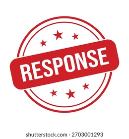 Response Gummi Stempel Dichtung Vektor
