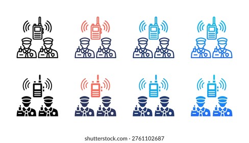 Response Team icon sheet multiple style collection