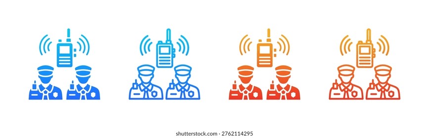 Response Team icon sheet multiple style collection