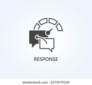 Response Vector, Icon Or Logo Sign Symbol Illustration