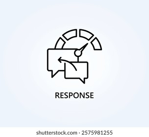 Response Vector, Icon Or Logo Sign Symbol Illustration