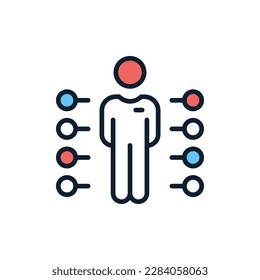 Responsibilities icon in vector. Illustration