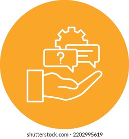 Responsibilities vector icon. Can be used for printing, mobile and web applications.