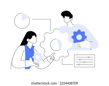 Responsibility abstract concept vector illustration. Managing position, personal obligation, social respoinsibility, duty of citizen, responsible decision, financial liability abstract metaphor.