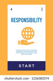 Responsibility Icon Concept