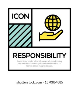 RESPONSIBILITY ICON CONCEPT