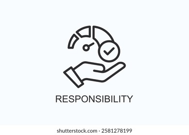 Responsibility Icon Or Logo Isolated Illustration