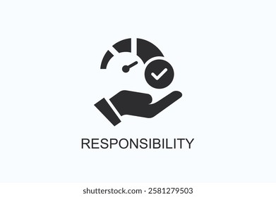 Responsibility Icon Or Logo Isolated Illustration