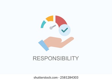 Responsibility Icon Or Logo Isolated Illustration