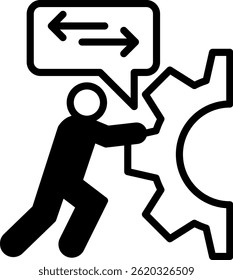 Responsibility Icon Mixed Vector Illustration