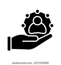 Responsibility icon. sign for mobile concept and web design. vector illustration