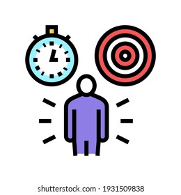 vector de icono de color de habilidad suave de responsabilidad. signo de habilidad suave de responsabilidad. ilustración de símbolo aislado