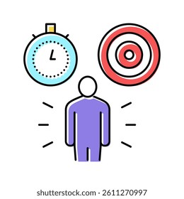 responsibility soft skill color icon vector. responsibility soft skill sign. isolated symbol illustration
