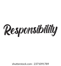 texto de responsabilidad sobre fondo blanco.