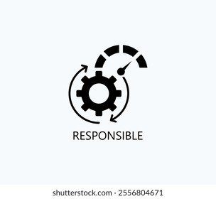 Responsible Vector, Icon Or Logo Sign Symbol Illustration