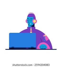 Responsive to customer inquiries and feedback. e-commerce concept illustration.