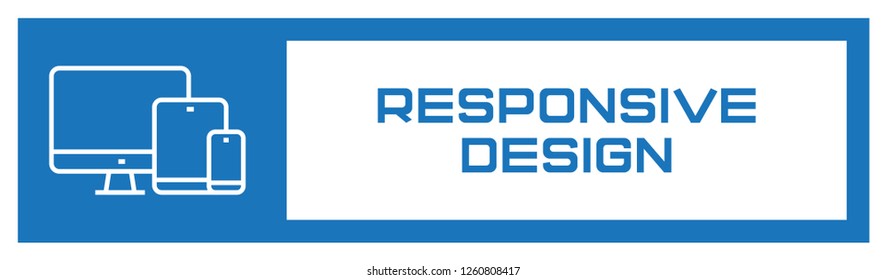Responsive Design Fill Icon Concept