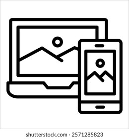 Responsive Design Icon Element For Design