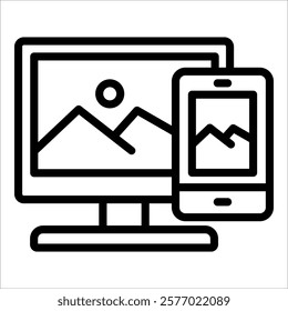 Responsive Design Icon Element For Design