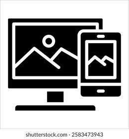 Responsive Design Icon Element For Design