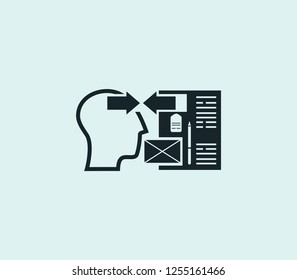 Responsive design icon line isolated on clean background. Responsive design icon concept drawing icon line in modern style. Vector illustration for your web mobile logo app UI design.