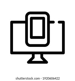 responsive design icon or logo isolated sign symbol vector illustration - high quality black style vector icons
