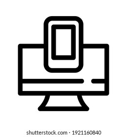 responsive design icon or logo isolated sign symbol vector illustration - high quality black style vector icons
