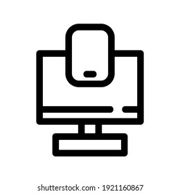 responsive design icon or logo isolated sign symbol vector illustration - high quality black style vector icons
