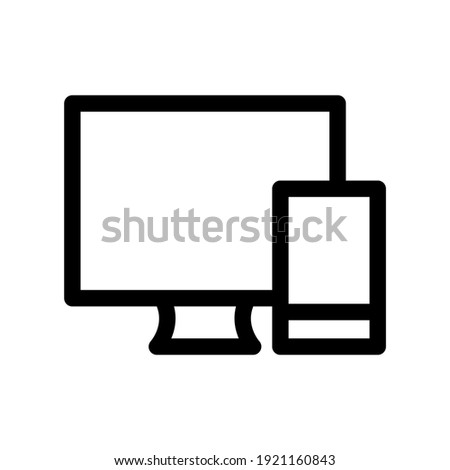 responsive design icon or logo isolated sign symbol vector illustration - high quality black style vector icons
