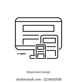 reaktives Design-Symbol. Konkretes Stildesign einzeln auf weißem Hintergrund