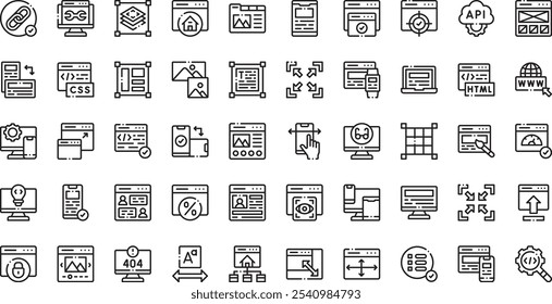 Responsive design icons High-Quality Vector Icons Collection with Editable Stroke. Ideal for Professional and Creative Projects.