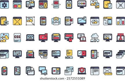 Responsive design icons High-Quality Vector Icons Collection with Editable Stroke. Ideal for Professional and Creative Projects.