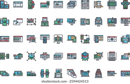 Responsive design icons High-Quality Vector Icons Collection with Editable Stroke. Ideal for Professional and Creative Projects.