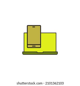 responsive design icons symbol vector elements for infographic web