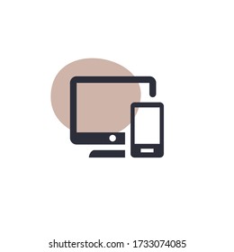 Responsive Design - Modern Icon (Pictogram)
