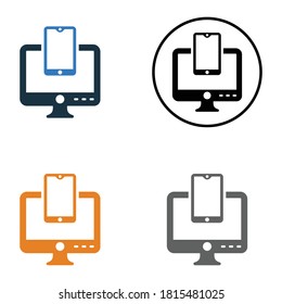 Responsive device application, design icon