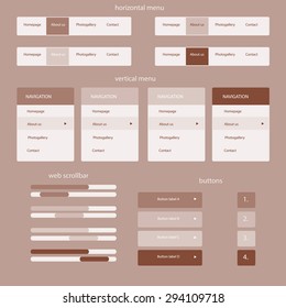 responsive elements for web site