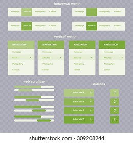 responsive elements for web site
