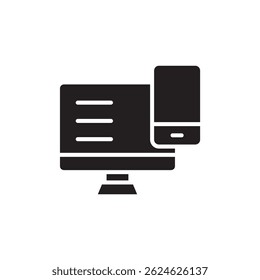 responsive icon collection .design style with background