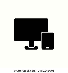 responsive icon, isolated glyph icon theme graphic designer ui